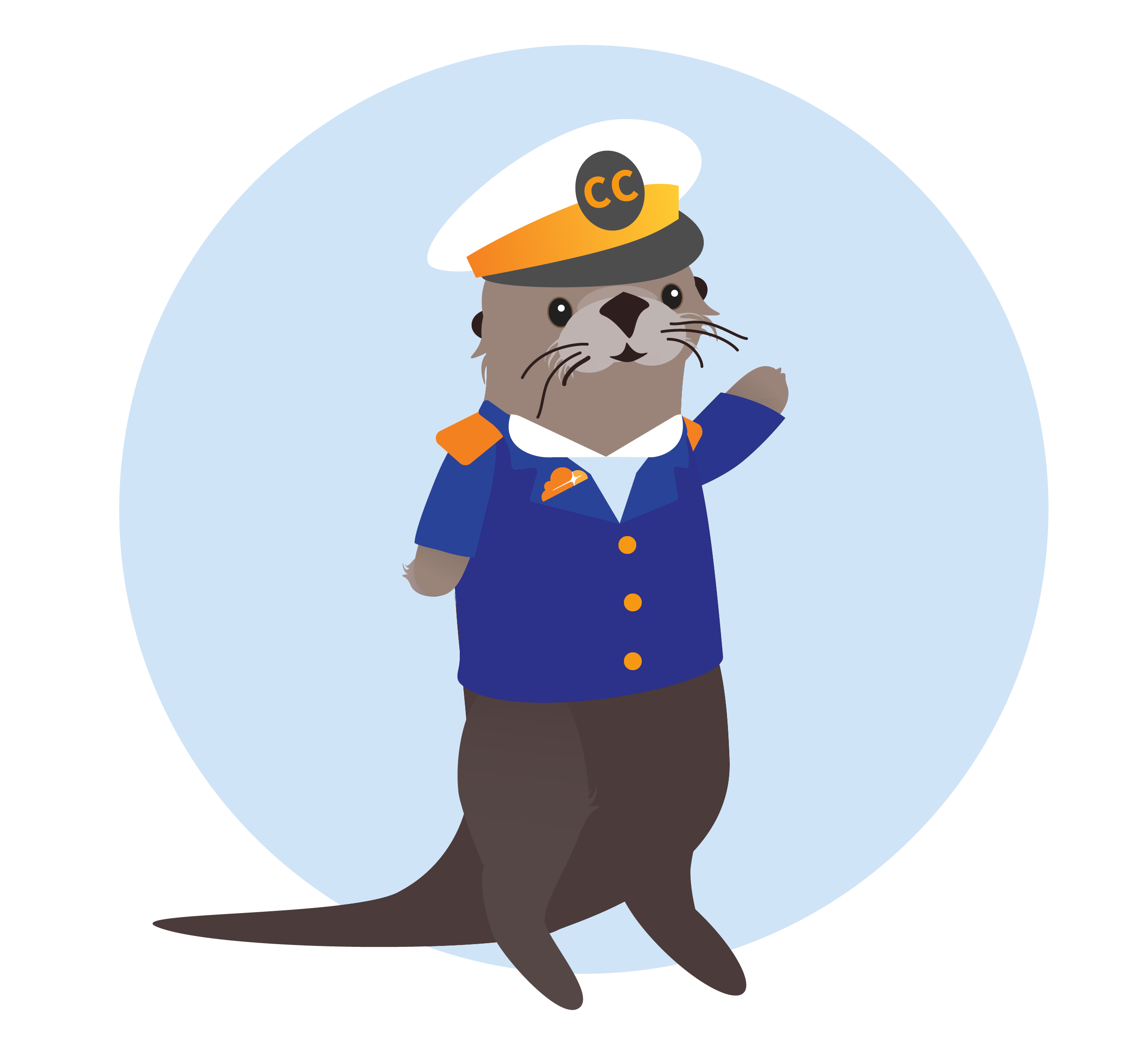 Captain Compliance - Cloudflare Legal Mascot